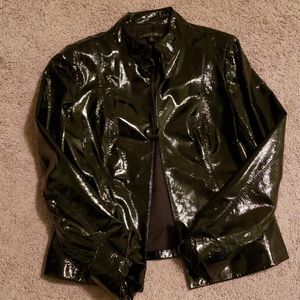 Gorgeous Patent Leather Lafayette 148 jacket